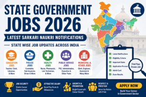 State Government Jobs 2026 Notification and Sarkari Naukri Updates