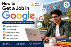 How to get a job in Google for commerce students
