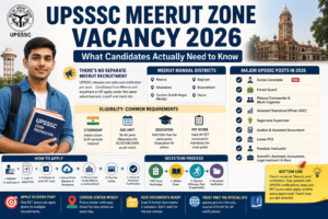 UPSSSC Meerut zone vacancy 2026 recruitment notification