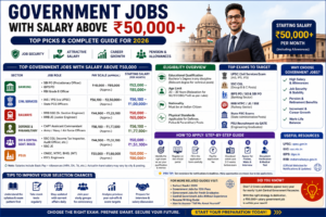 Government jobs with salary above 50000 - top high-paying sarkari naukri options 2026
