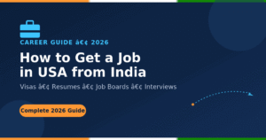 How to get a job in USA from India – complete 2026 visa and career guide