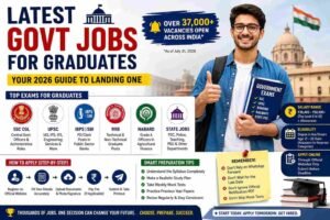 Latest govt jobs for graduates 2026 - application guide