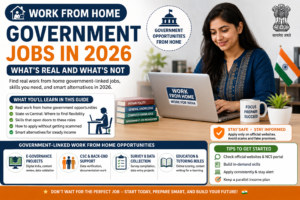 Work from home government jobs India 2026 guide
